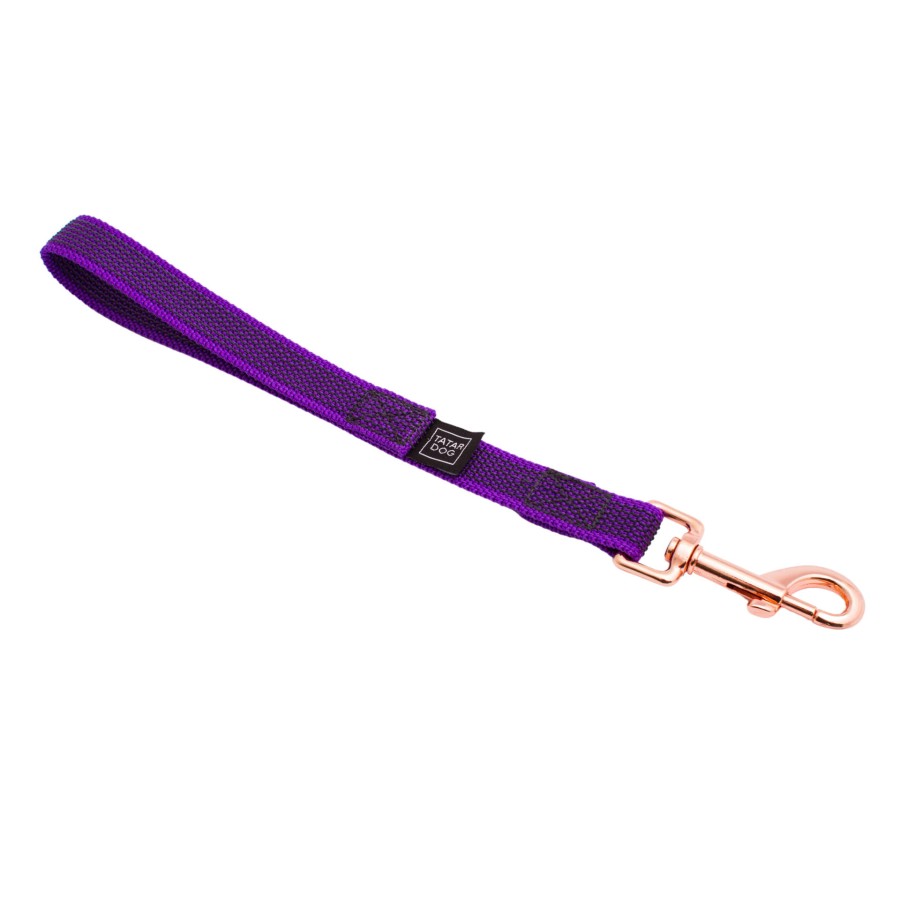 Uchwyt - smycz dla psa fioletowa - TATAR DOG.jpg
