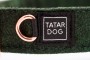 OBROŻA PÓŁZACISKOWA DLA PSA ELEGANT BUTELKOWA ZIELEŃ - TATAR DOG  (4).jpg