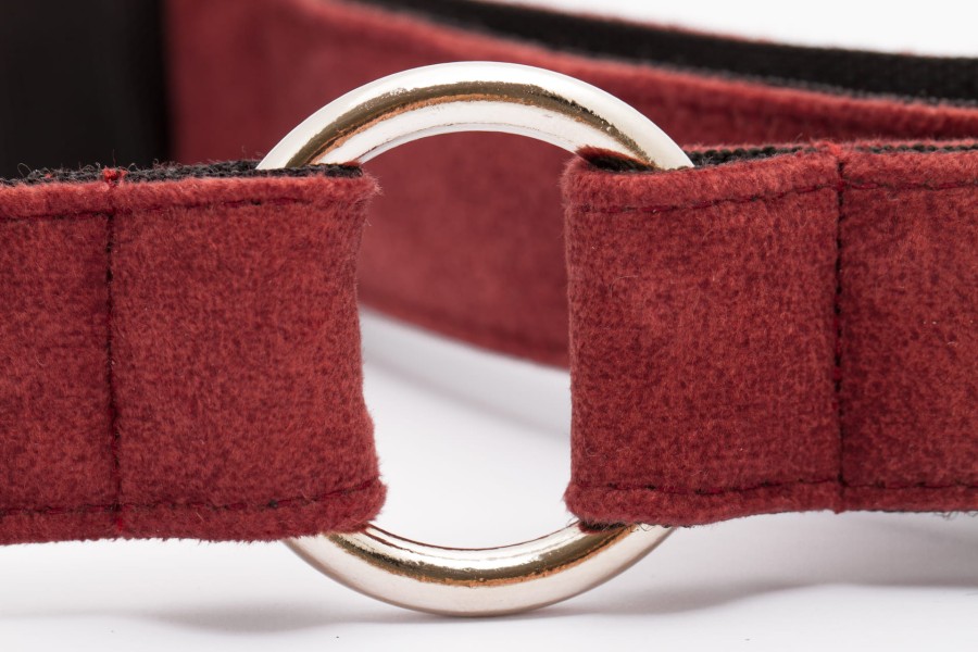 OBROŻA PÓŁZACISKOWA DLA PSA PRO ELEGANT CEGLANA - TATAR DOG  (2).jpg