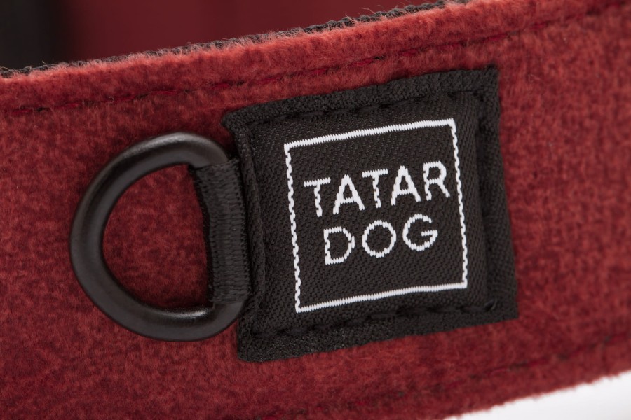 OBROŻA PÓŁZACISKOWA DLA PSA PRO ELEGANT CEGLANA - TATAR DOG  (4).jpg