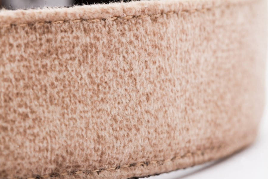 OBROŻA PÓŁZACISKOWA DLA PSA PRO ELEGANT PIASKOWA - TATAR DOG  (5).jpg