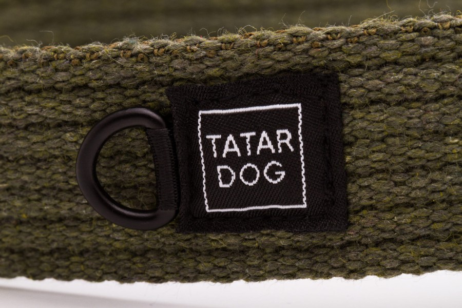 Obroża dla dużego psa półzaciskowa PRO NATURAL khaki (2).jpg