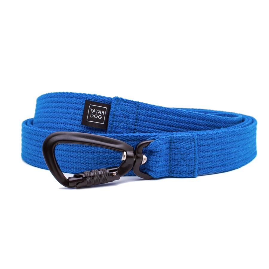 Smycz dla psa treningowa PRO NATURAL szafirowa (8).jpg
