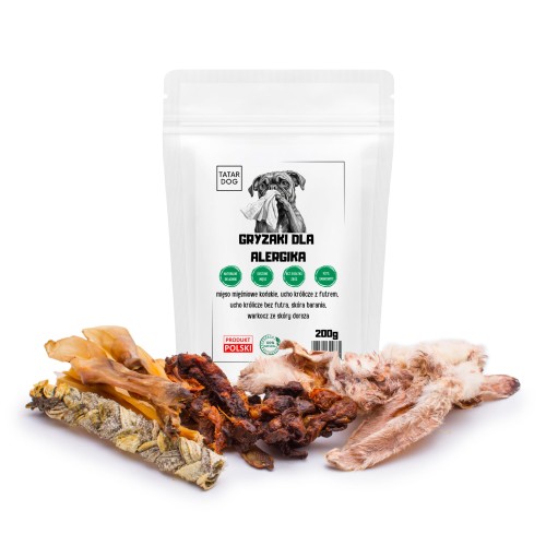 Zestaw gryzaków - naturalne smaczki dla psa z alergią - TATAR DOG  (1).jpg