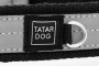 Obroża półzaciskowa odblaskowa PRO dla dużego psa FLASH czarna- TATAR DOG (3).jpg