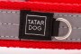 Obroża półzaciskowa odblaskowa PRO dla dużego psa FLASH czerwona - TATAR DOG (3).jpg