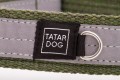 Obroża półzaciskowa odblaskowa PRO dla dużego psa FLASH khaki - TATAR DOG (3).jpg