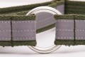 Obroża półzaciskowa odblaskowa PRO dla dużego psa FLASH khaki - TATAR DOG (4).jpg