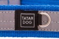Obroża półzaciskowa odblaskowa PRO dla dużego psa FLASH szafirowa - TATAR DOG (3).jpg