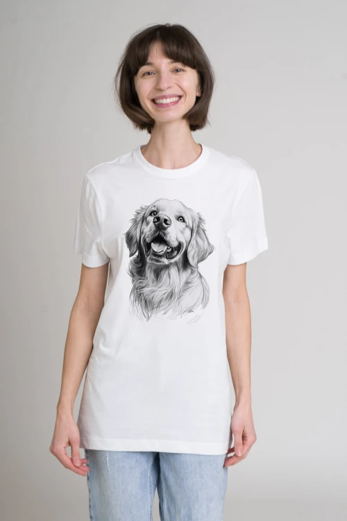 Koszulka bawełniana CANIS – Golden retriever - TATAR DOG -1.jpg