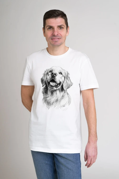 Koszulka bawełniana CANIS – Golden retriever - TATAR DOG.jpg