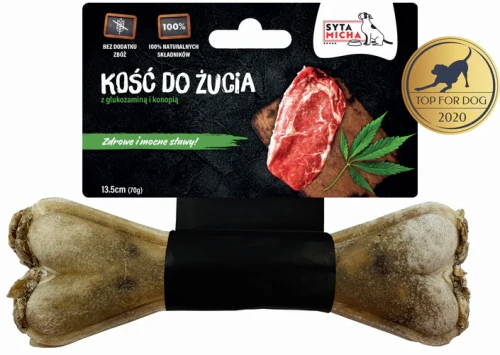 Kość do żucia dla psa na mocne i zdrowe stawy 13,5 cm.webp