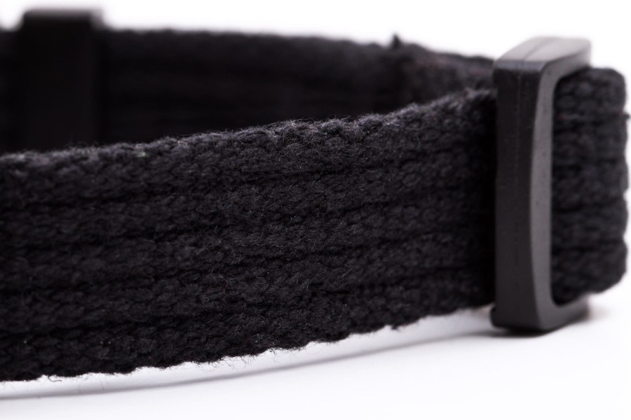 Obroża dla małego psa z klamrą MINI NATURAL czarna - TATAR DOG  (4).jpg