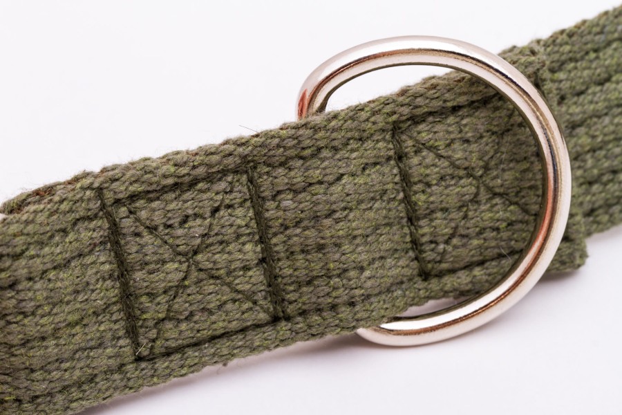 Smycz przepinana dla dużego psa PRO Natural khaki - TATAR DOG (3).jpg