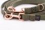 Smycz przepinana dla małego psa Natural khaki - TATAR DOG (3).jpg