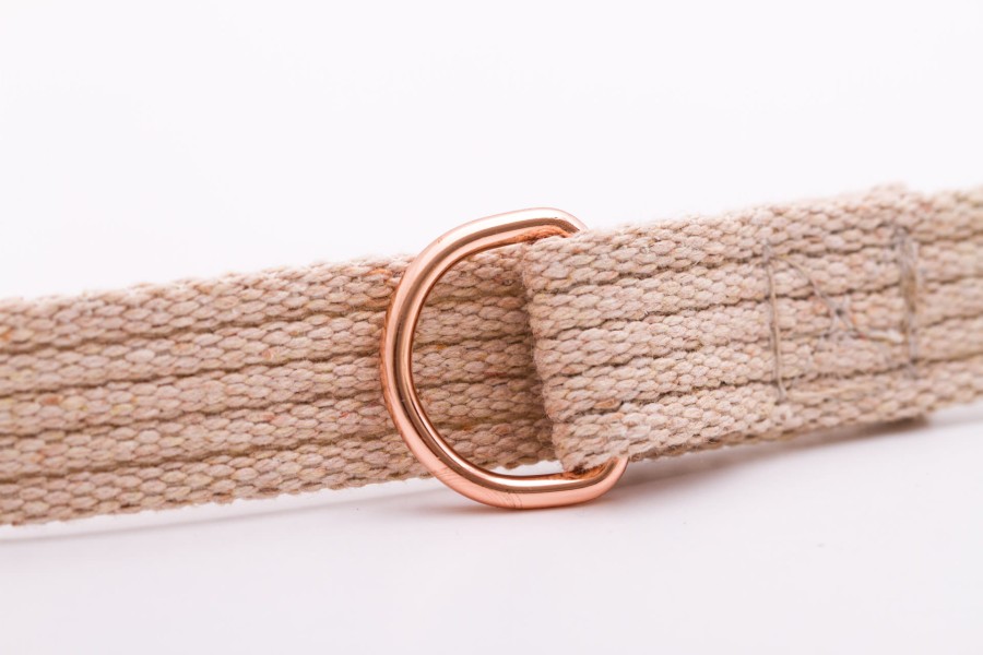 Smycz przepinana dla małego psa Natural beżowa - TATAR DOG (4).jpg