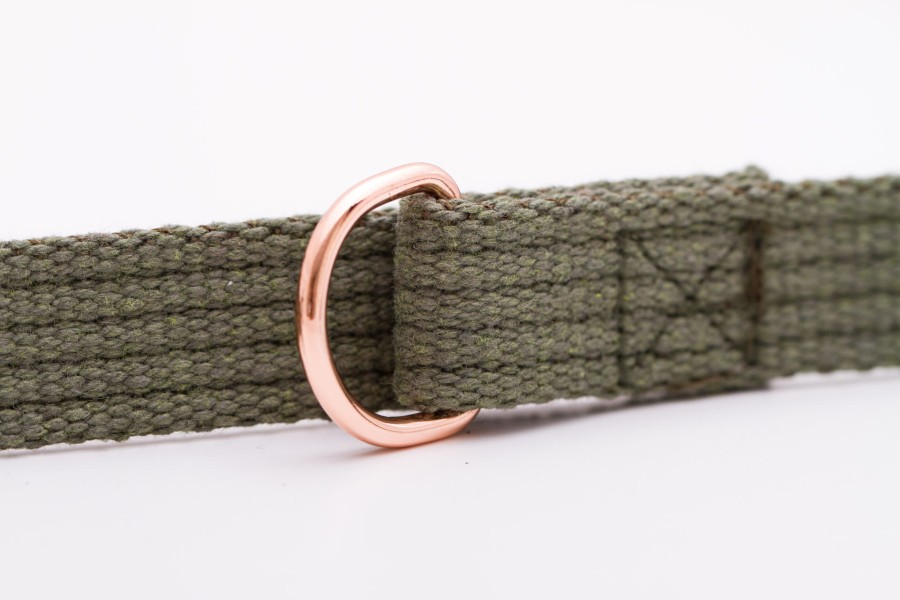 Smycz przepinana dla małego psa Natural khaki - TATAR DOG (4).jpg