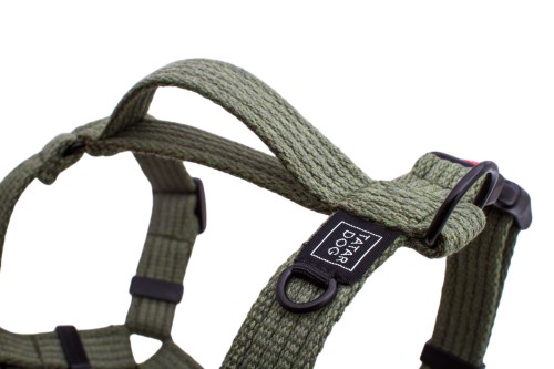 Szelki dla psa GUARD NATURAL khaki - TATAR DOG (2).jpg