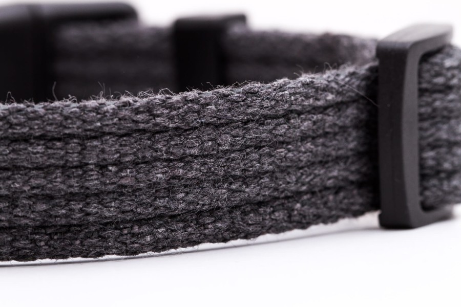 Obroża dla psa z klamrą NATURAL grafitowa - TATAR DOG (4).jpg