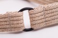 Obroża dla psa półzaciwskowa NATURAL beżowa - TATAR DOG (5).JPG