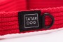 Obroża dla psa półzaciwskowa NATURAL czerwona - TATAR DOG (2).JPG