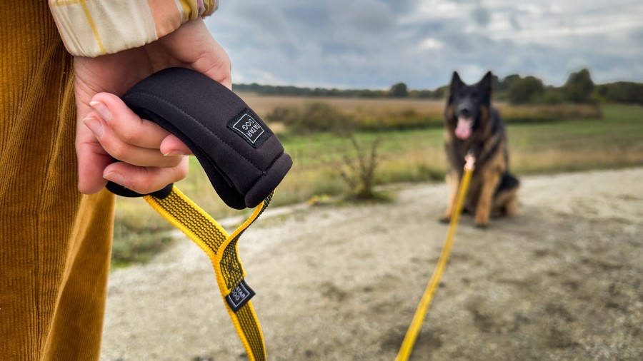 Uniwersalna rączka uchwyt COMFORT do smyczy – miękka rękojeść, ochraniacz na dłoń, na rzep - TATAR DOG.jpg