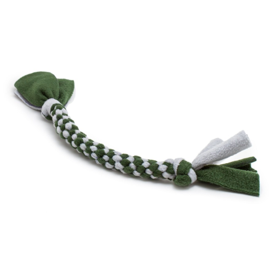 Szarpak polarowy dla psa - zielono-szary - TATAR DOG (1).jpg