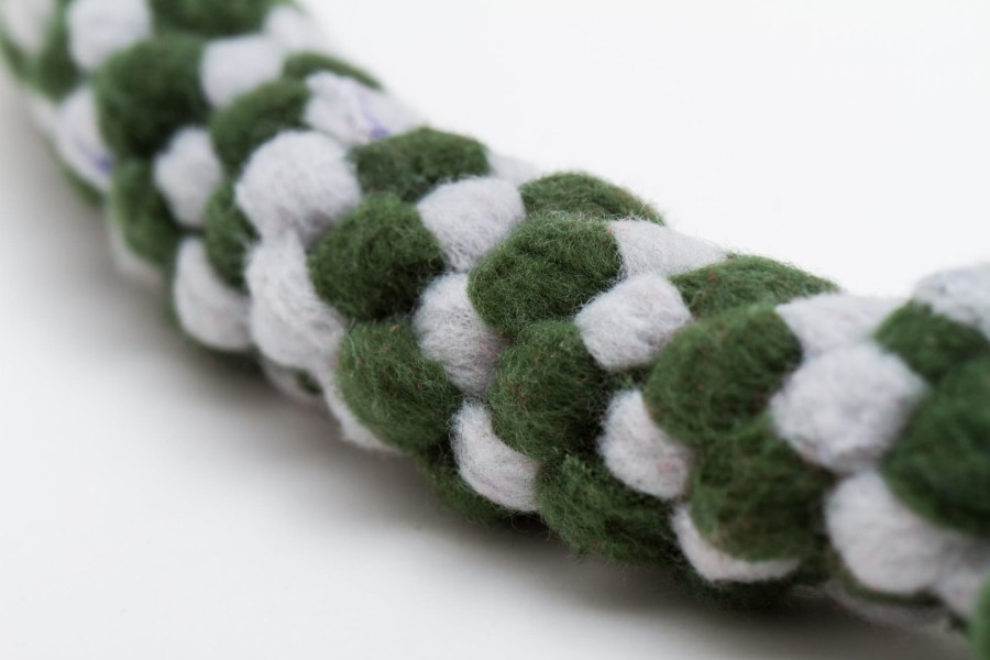 Szarpak polarowy dla psa - zielono-szary - TATAR DOG (3).jpg