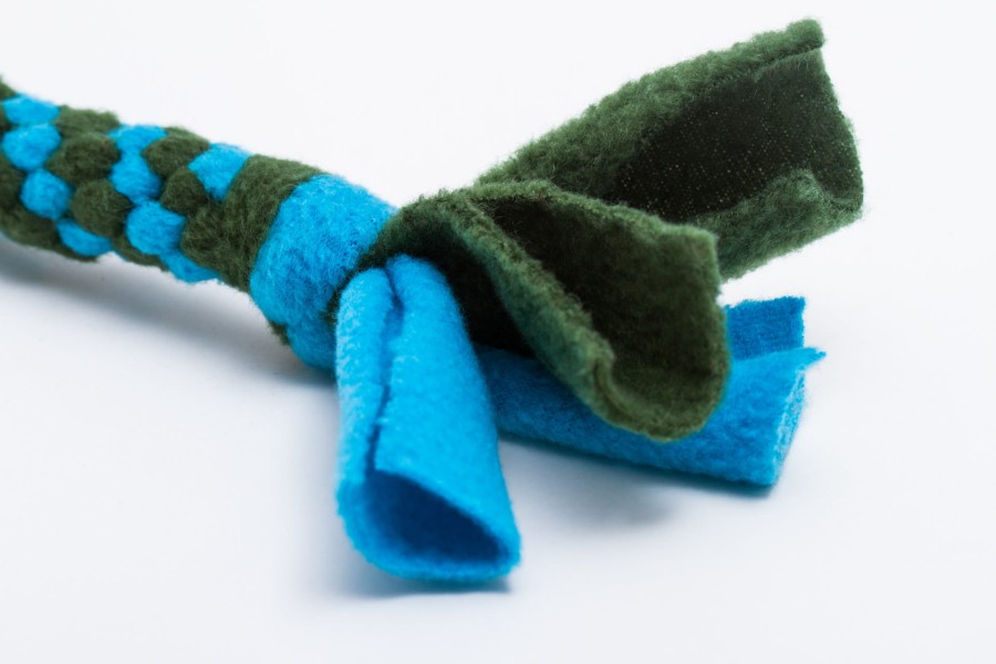 Szarpak polarowy dla psa - zielono-niebieski- TATAR DOG (2).jpg