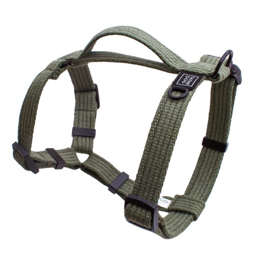 Szelki dla psa GUARD NATURAL khaki - TATAR DOG (1).jpg