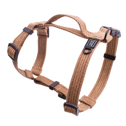Szelki dla psa GUARD NATURAL brązowe - TATAR DOG (1).jpg