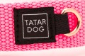 TATAR DOG - obroża z klamrą BASIC różowa (3).jpg