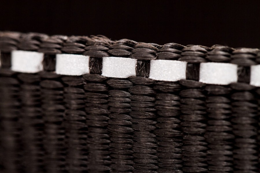 TATAR DOG - obroża odblaskowa z klamrą czarna (5).jpg