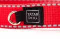 TATAR DOG - obroża odblaskowa z klamrą czerwona (4).jpg
