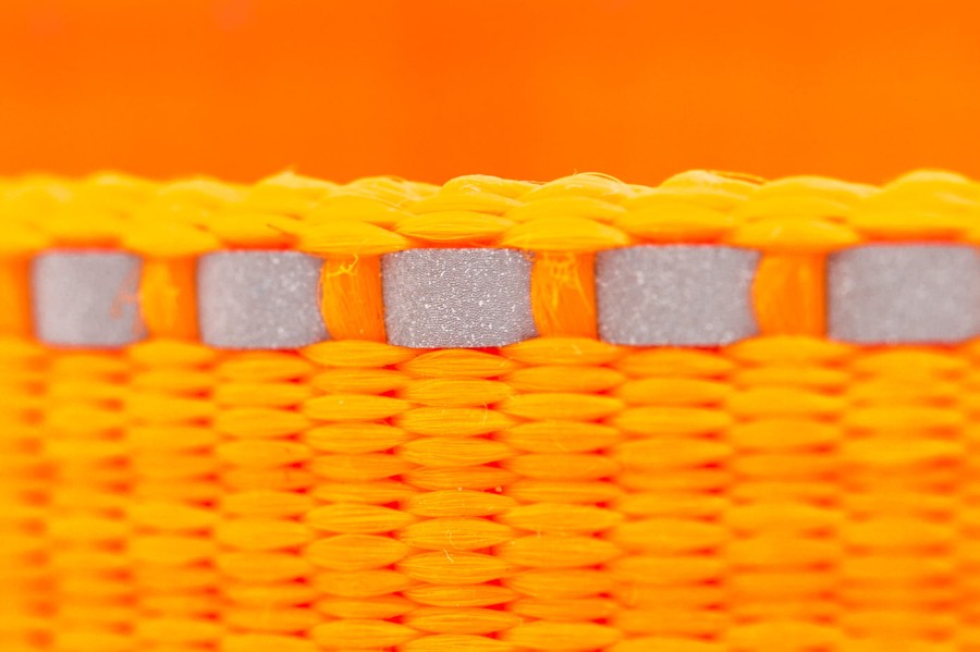 TATAR DOG - obroża odblaskowa półzaciskowa pomarańczowa (4).jpg