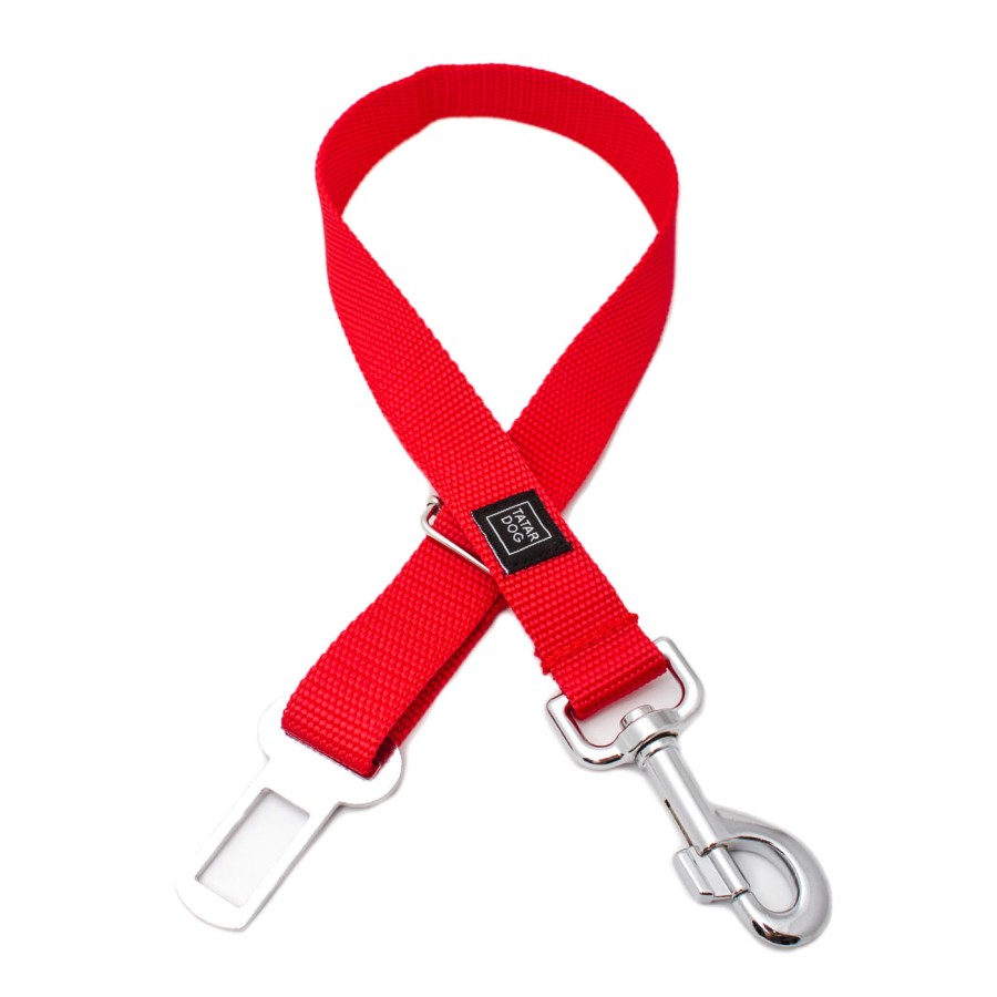 TATAR DOG - smycz do auta dla psa czerwona (1).jpg