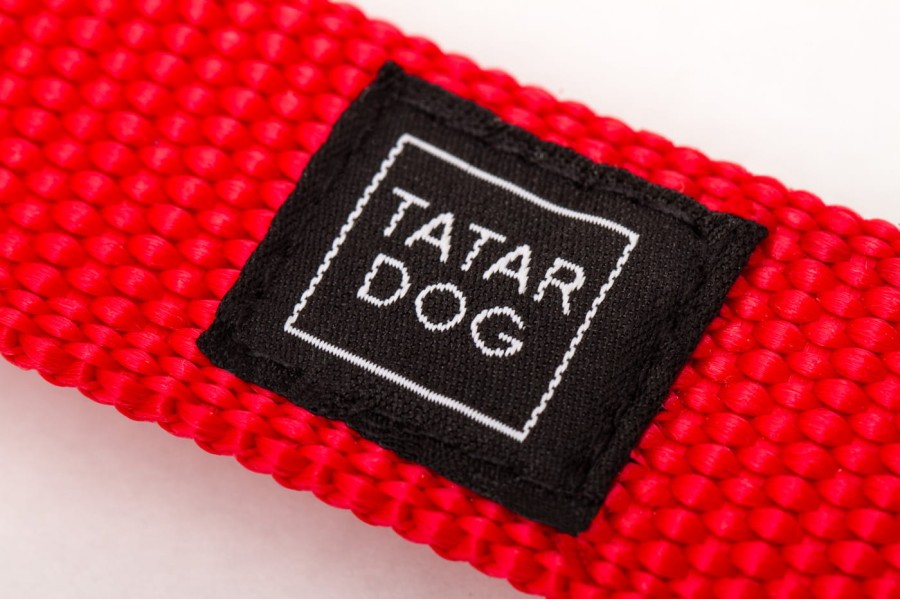 TATAR DOG - smycz do auta dla psa czerwona (2).jpg